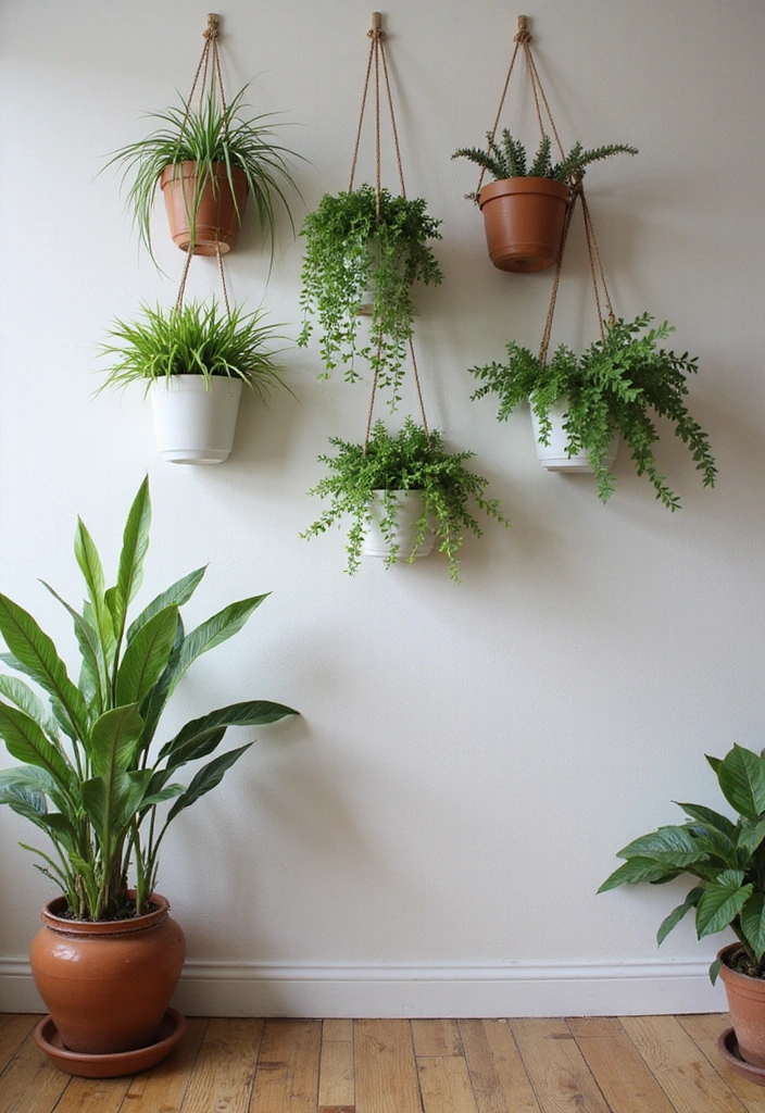 25 Easy DIY Decor Projects You Can Tackle This Weekend (Even if You're a Beginner!) - 15. Wall-mounted Plant Holders