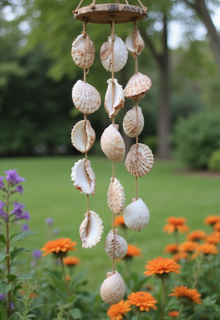 20 Stunning DIY Garden Decor Ideas That Will Make Your Neighbors Green with Envy! - 12. DIY Wind Chimes
