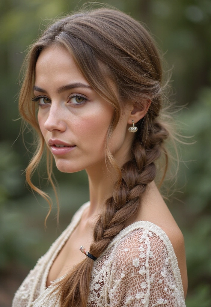 18 Stylish Ponytail Hairstyles That Will Elevate Your Everyday Look (Especially #7!) - 10. Side Braided Ponytail