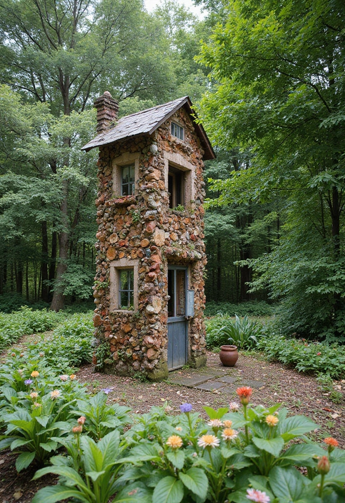 20 Stunning DIY Garden Decor Ideas That Will Make Your Neighbors Green with Envy! - 19. DIY Outdoor Art Installation