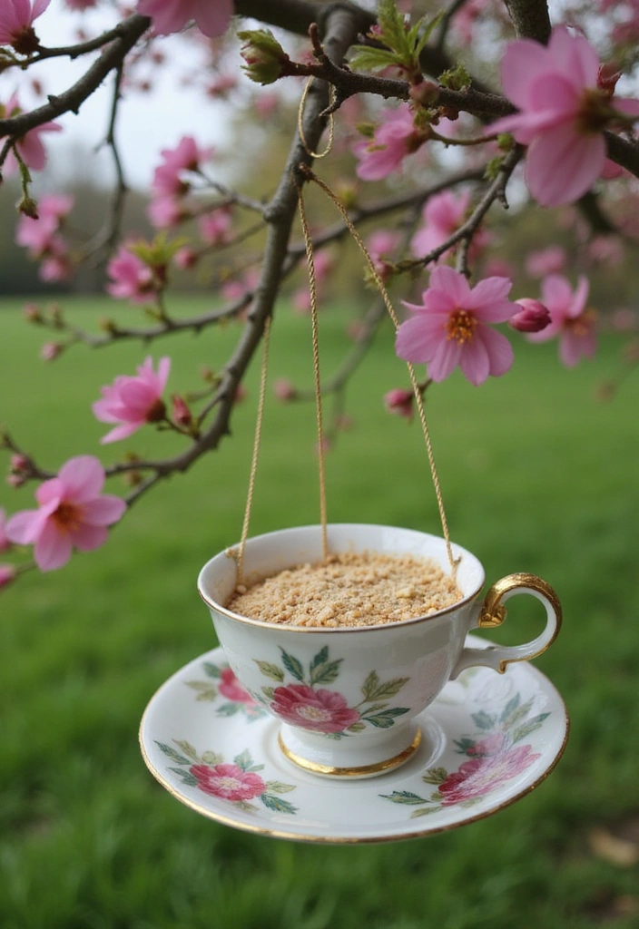 20 Stunning DIY Garden Decor Ideas That Will Make Your Neighbors Green with Envy! - 9. Whimsical Bird Feeders