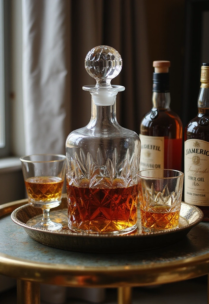 14 Classy Luxury Gifts for Dad That Will Make Him Feel Special (Wait Until You See #4!) - 4. Personalized Whiskey Decanter Set