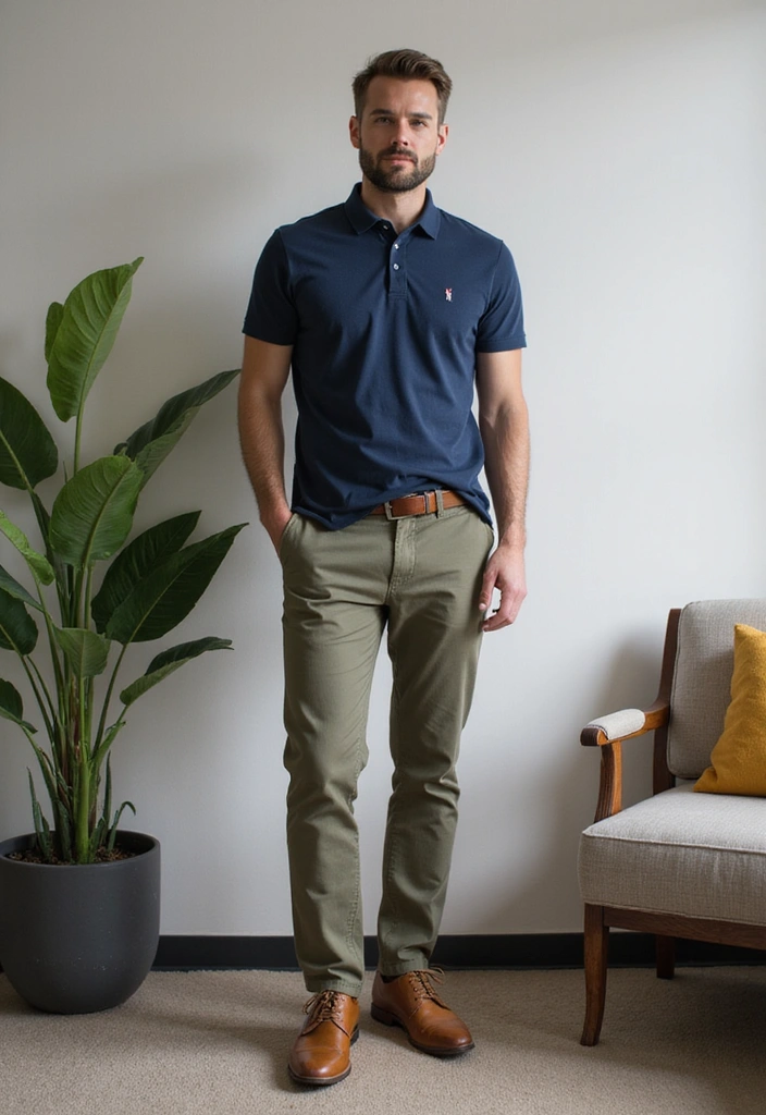 17 Professional Outfits That’ll Turn Heads in the Office (You Won't Believe #8!) - 4. Business Casual with a Polo Shirt