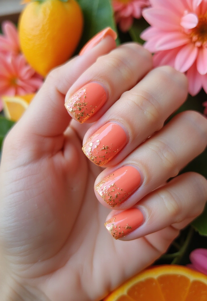 13 Pastel Summer Nails That Are Perfect for a Sweet, Dreamy Look! - 8. Coral Crush