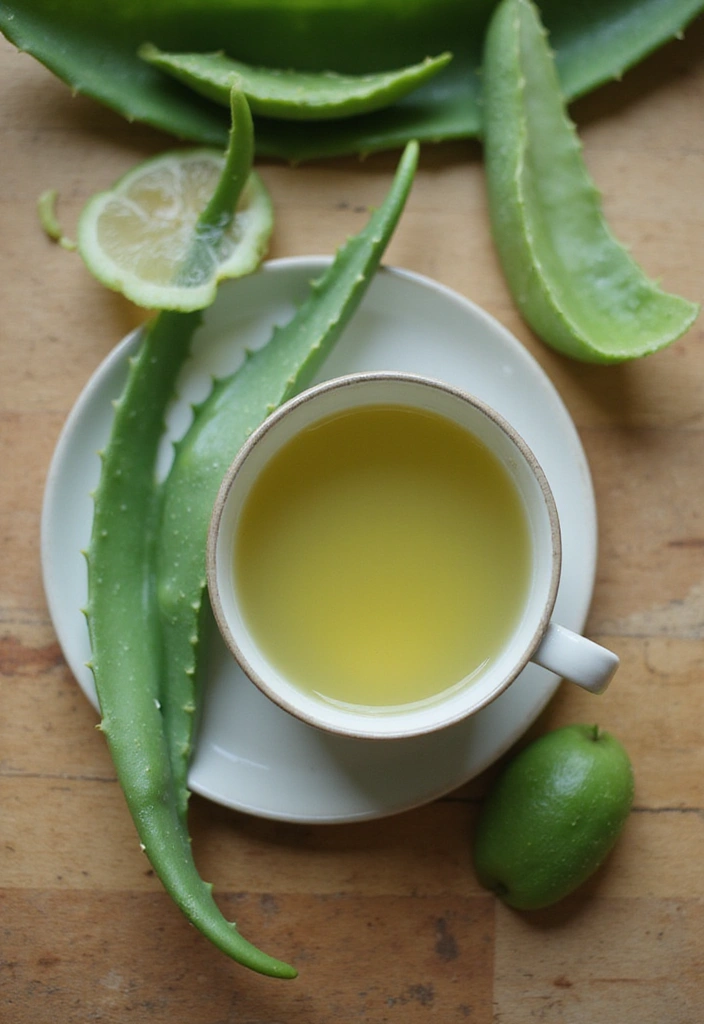 16 DIY Face Masks for Every Skin Type (Your Skin Will Thank You for #9!) - 3. Green Tea and Aloe Vera Mask for Oily Skin