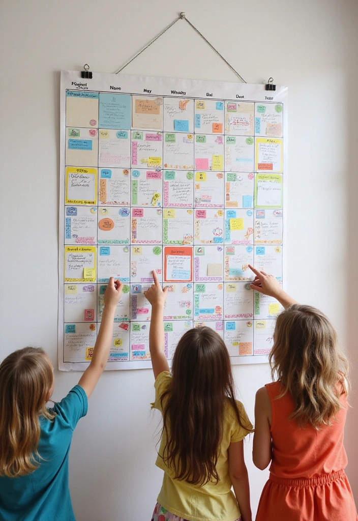 12 Genius Work-Life Balance Tips for Parents Who Feel Overwhelmed (Try #4!) - 5. Use a Family Calendar