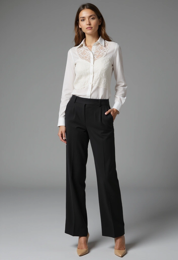 25 Layered Outfits That’ll Keep You Comfy and Chic All Season Long (You’ll Want #12!) - 10. Elegant Layering with a Camisole