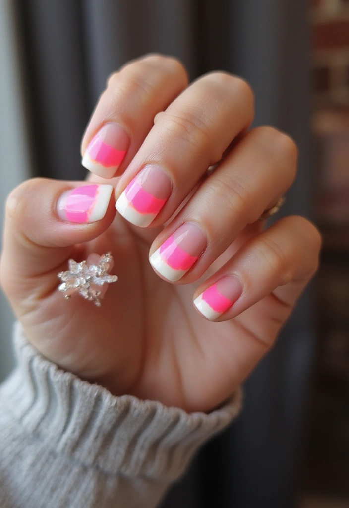 10 Stunning French Nail Designs You Can DIY at Home (You'll Love #4!) - 5. Neon French Tips