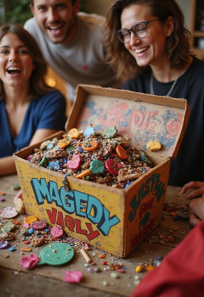 25 Hilariously Unique White Elephant Gifts That'll Steal the Show (You'll Be Laughing at #12!) - 15. Mystery Box of Random Items