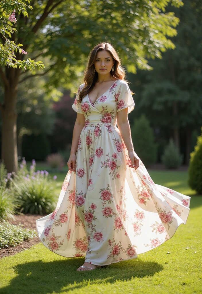 14 Flattering Plus Size Outfits That'll Boost Your Confidence (Wait Until You See #9!) - 3. Flowy Maxi Dress