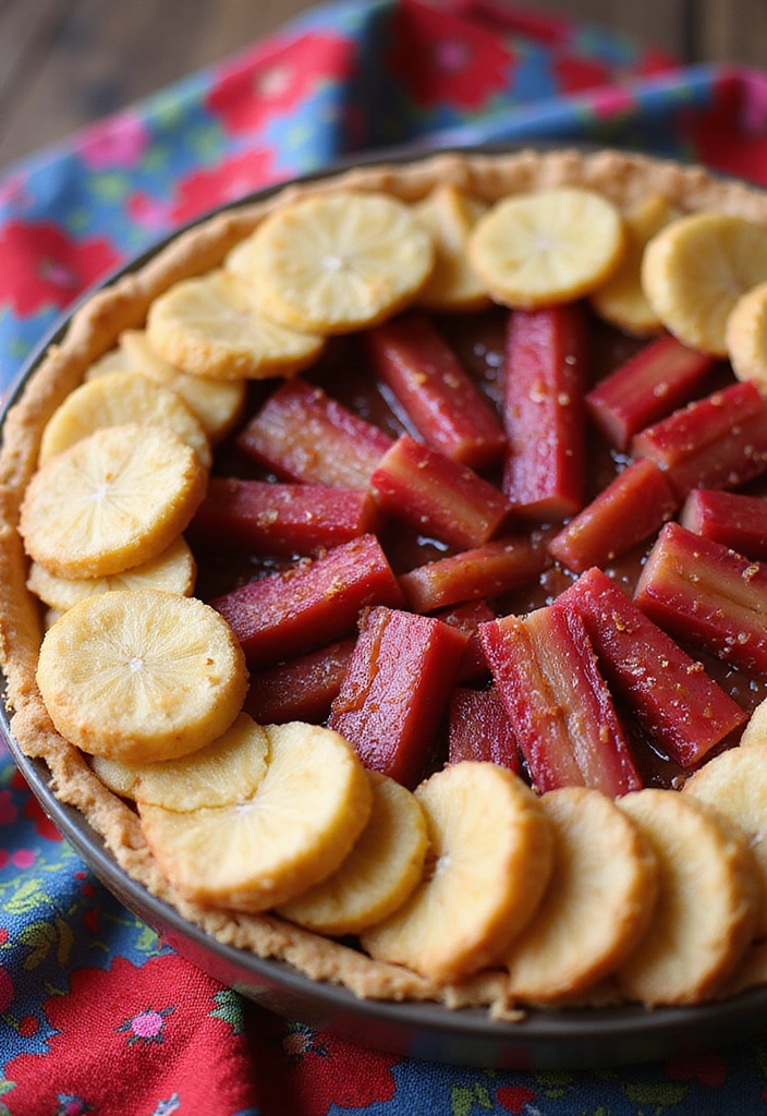 12 Irresistible Rhubarb Pie Recipes That'll Make You Drool (You'll Want to Bake #5!) - 5. Rhubarb and Ginger Pie
