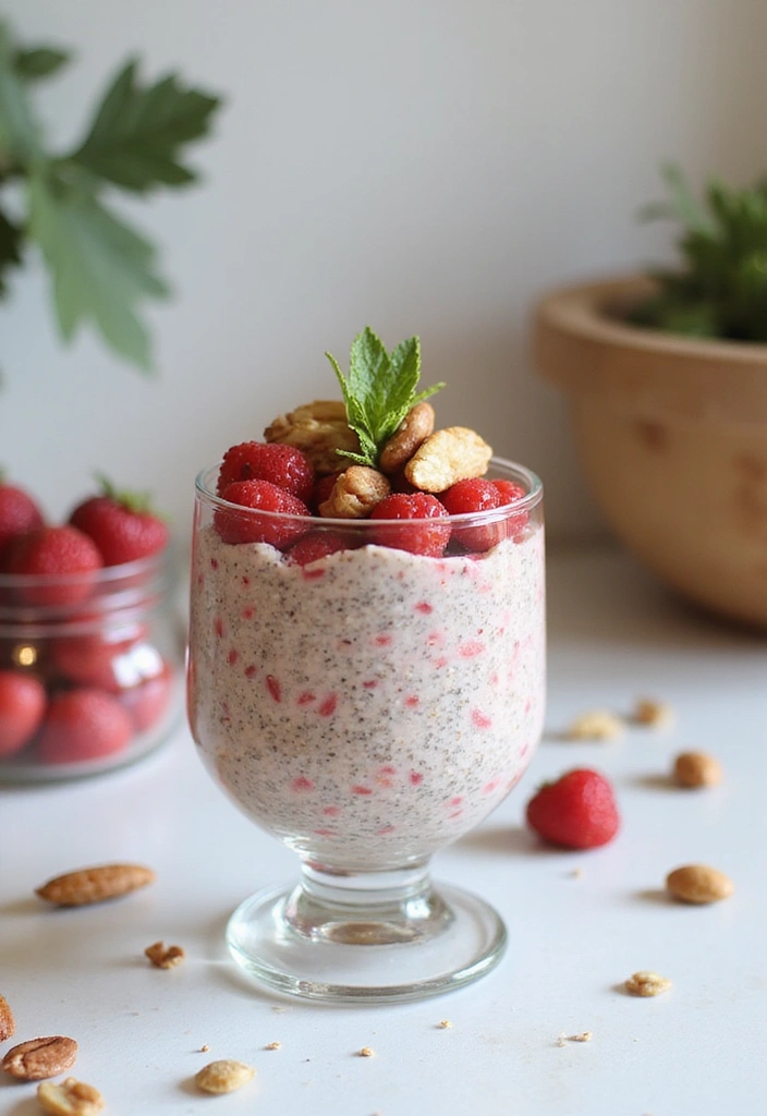 11 Scrumptious Vegan Rhubarb Recipes You Never Knew You Needed! - 2. Rhubarb Chia Seed Pudding
