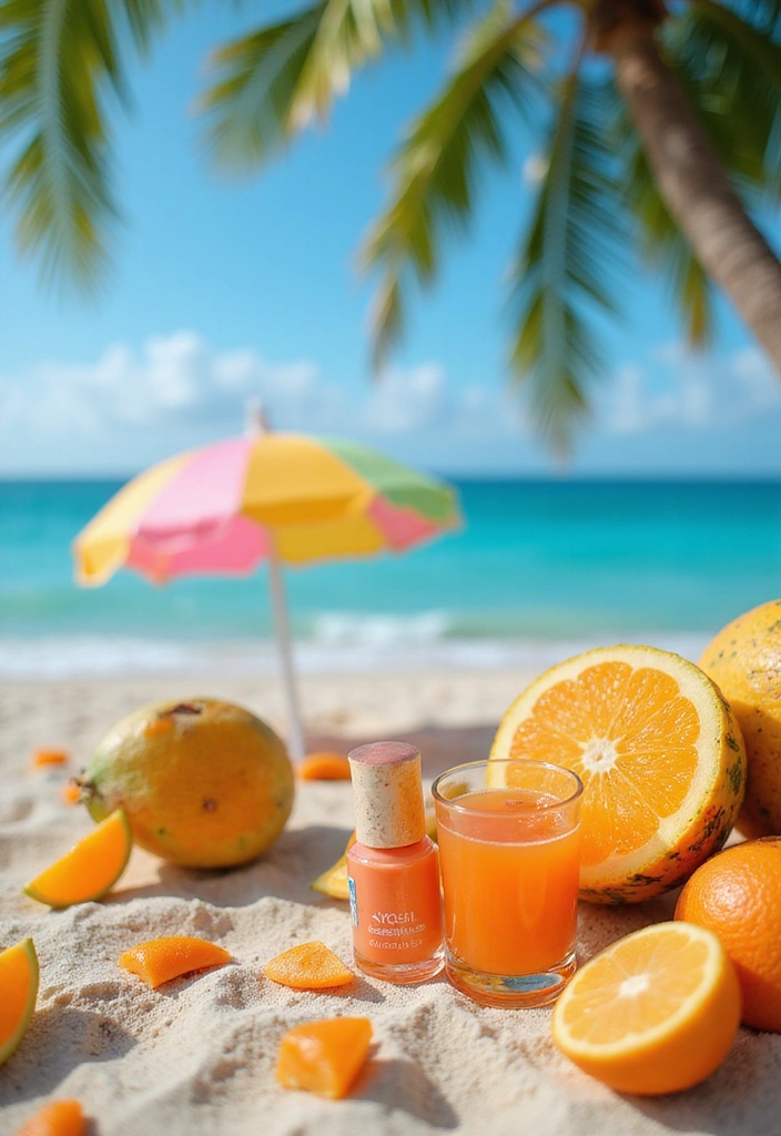 20 Eye-Catching Summer Nail Colors for 2025 That Will Turn Heads (You Won't Believe #12!) - 8. Tropical Orange